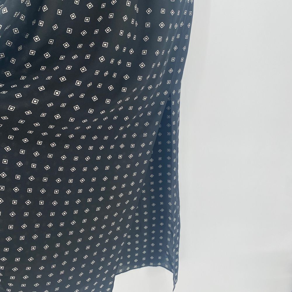 Madewell Silk Tie-Shoulder‎ Maxi Dress in Scatterblock Size 2 - Picture 5 of 11